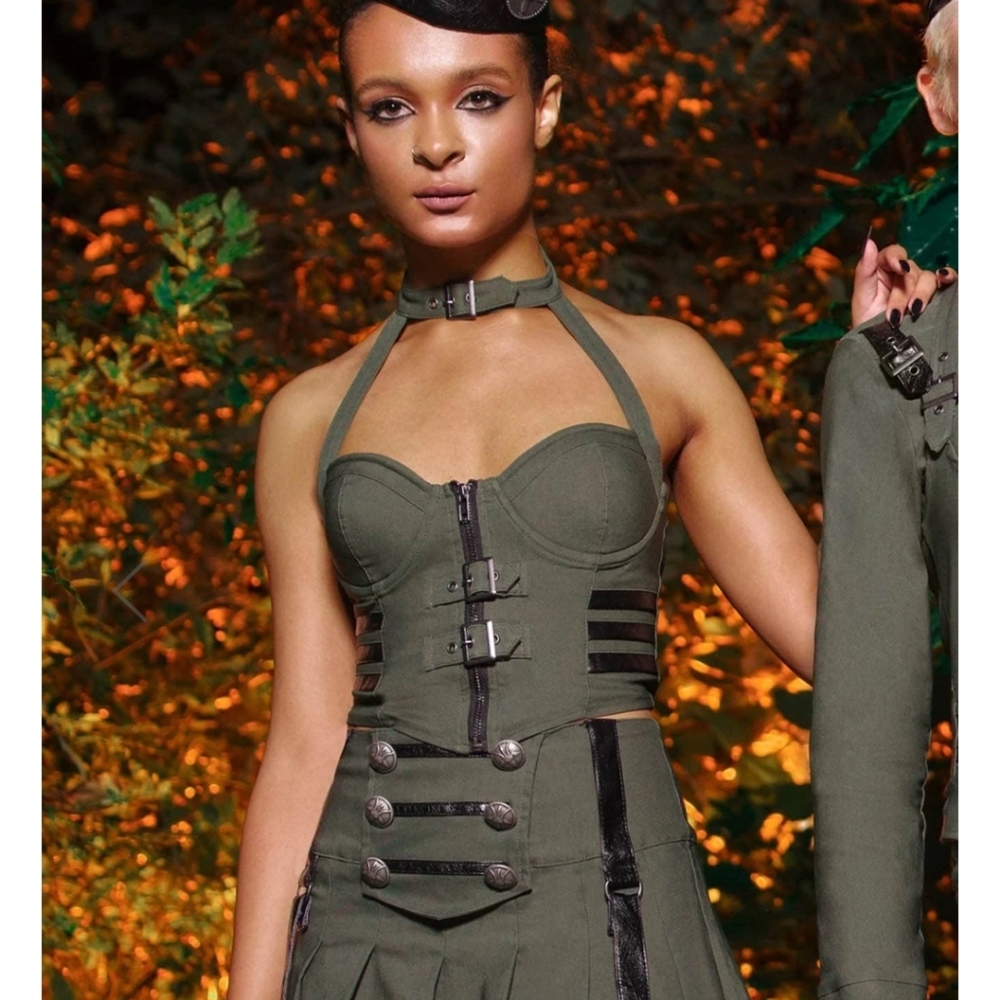 Night patrol halter top